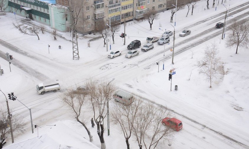 Много снега и сильное потепление: на Приамурье надвигается юго-западный циклон