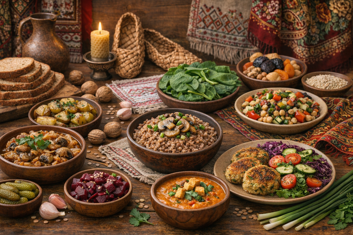 Вкусные постные рецепты на четвертую неделю Великого поста