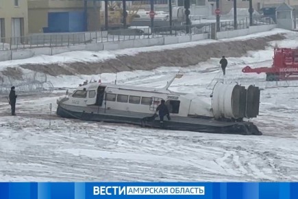 Понтонный мост Благовещенск — Хэйхэ закроют 6 апреля из-за ледохода