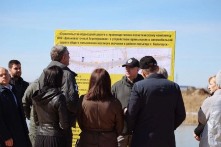 Строительство подъезда к заводу ГК «Содружество» и ремонт трассы, ведущей в Белогорск идёт в графике