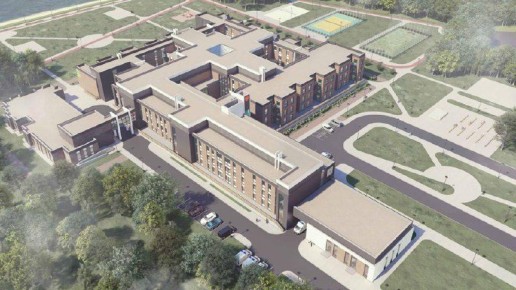 В Благовещенске продолжается строительство Дома социального обслуживания по президентскому нацпроекту «Семья»