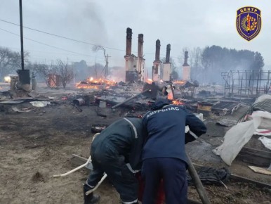 В селе Алгач Зейского округа ликвидировали крупный пожар