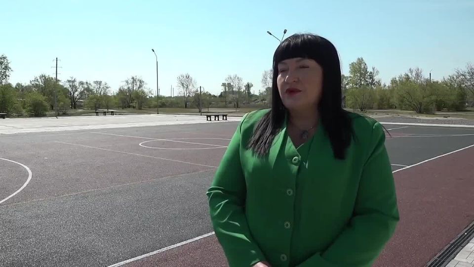 В белогорской школе завершается строительство первой умной спортплощадки