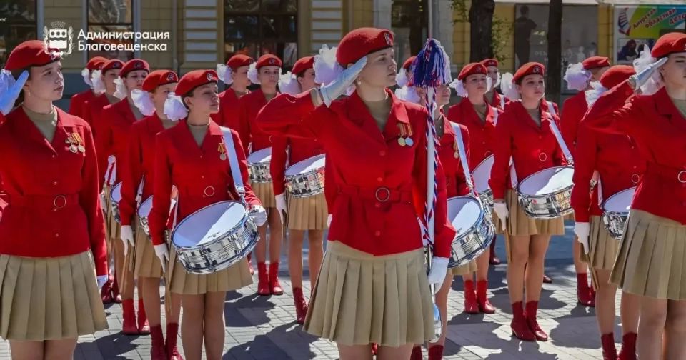 Благовещенская ЮНАРМИЯ отметила 10 лет! Благовещенская ЮНАРМИЯ отметила 10 лет!