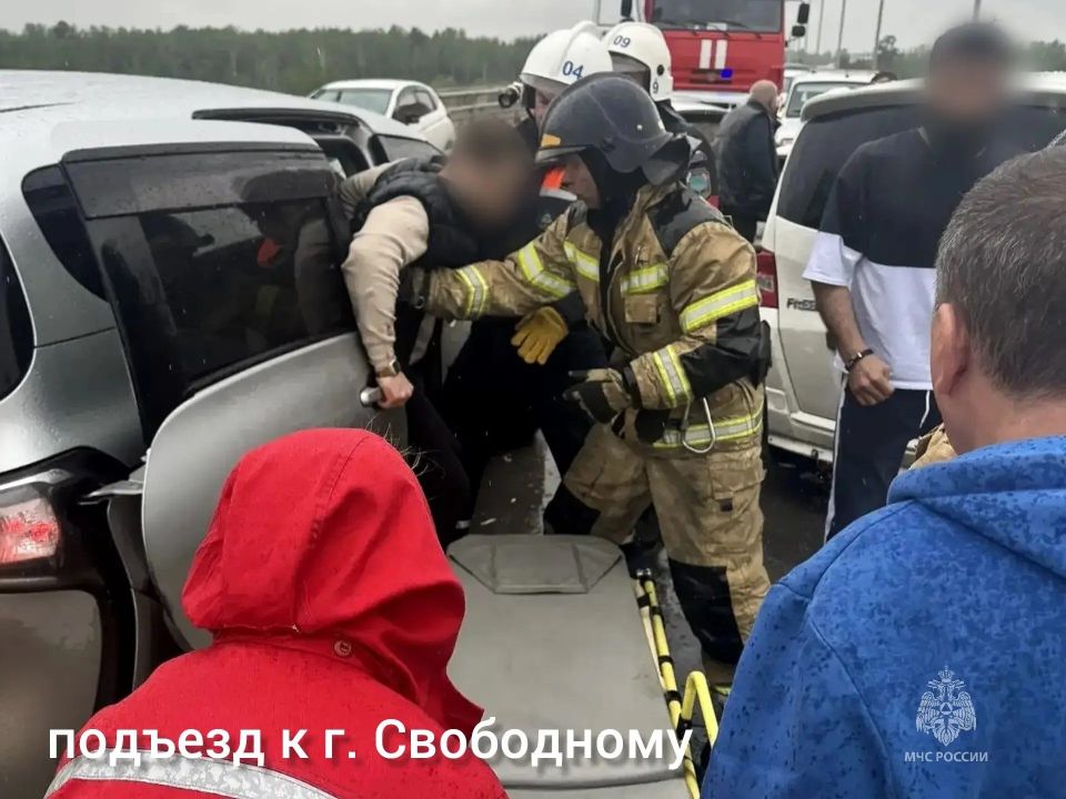 Под Свободным в лобовом столкновении погиб водитель иномарки Под Свободным в лобовом столкновении погиб водитель иномарки