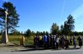 Вандалы пытались спилить зейский поклонный крест