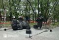 В Купеческом сквере в Благовещенске торжественно открыли новую скульптуру «Торговец с верблюдом»