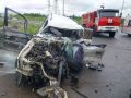 На федеральной трассе в Свободненском округе жестко столкнулись фура и внедорожник