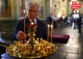 Путин в Благовещенском соборе Казанского Кремля