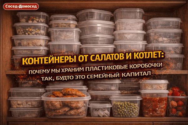 Почему мы храним пластиковые контейнеры как семейные реликвии?