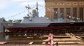 Амурский судостроительный завод спустил на воду третий «Каракурт» для ТОФ