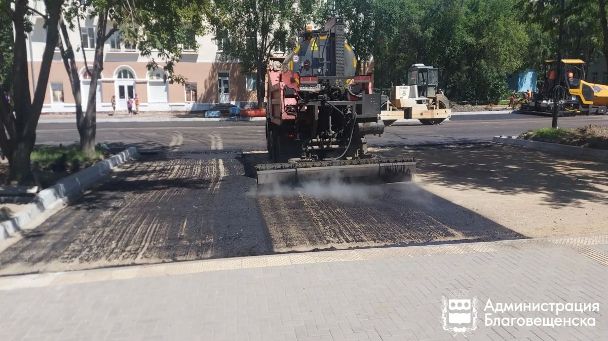 Три благовещенских магистрали ремонтируют вместе с подземной инфраструктурой Три благовещенских магистрали ремонтируют вместе с подземной инфраструктурой