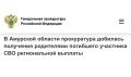 Прокуратура Архаринского района Амурской области провела проверку исполнения законодательства о предоставлении социальных гарантий членам семей участников специальной военной операции