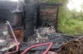 Небольшой дачный дом в Райчихинске сгорел из-за удара молнии