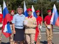 Сотрудники амурской полиции приняли участие в патриотических мероприятиях ко Дню Государственного флага Российской Федерации