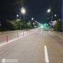 На улице Театральной в Благовещенске обновили разметку и установили делинаторы