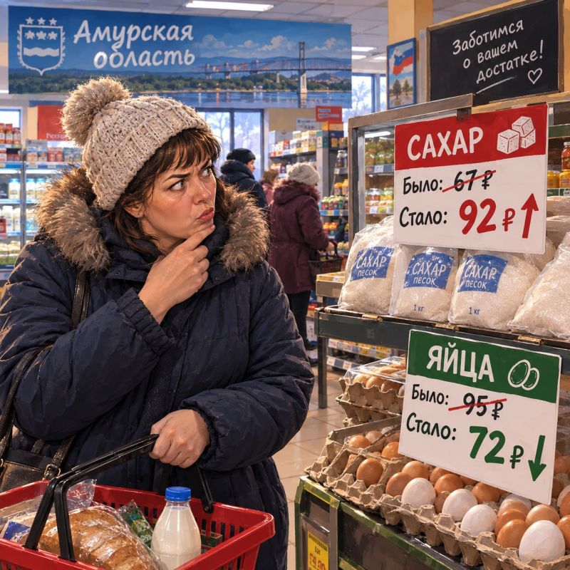Сахар подорожал, яйца подешевели: что изменилось в ценах Приамурья в августе