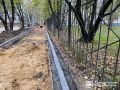 В Благовещенске обустраивают тротуар в районе школы №16 на Институтской