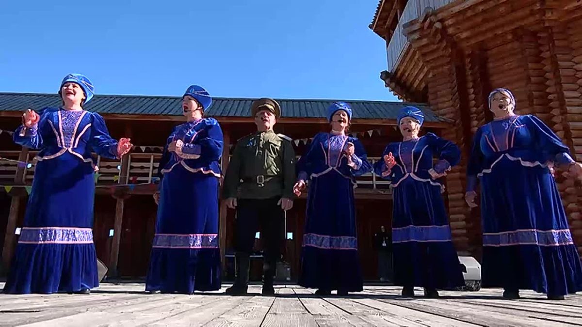 В музейном комплексе «Албазинский острог» впервые провели фестиваль казачьей песни