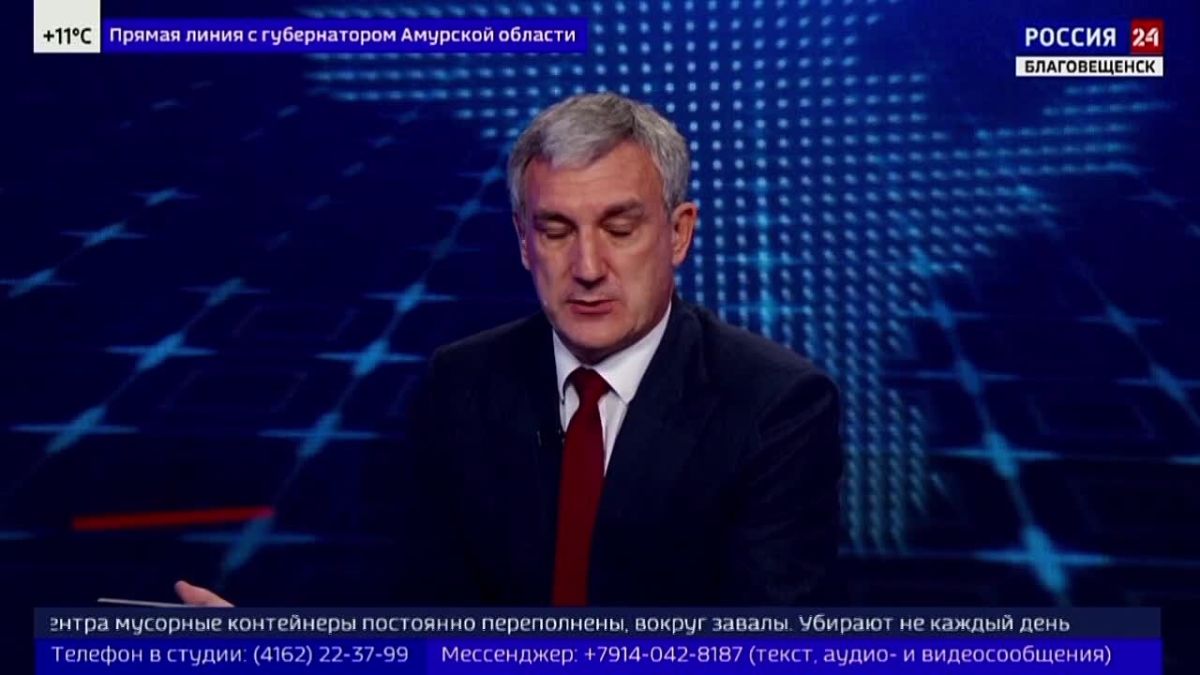 Губернатор Василий Орлов в ходе «Прямой линии» на ГТРК 11 октября рассказал о запрете СИМов в Благовещенске