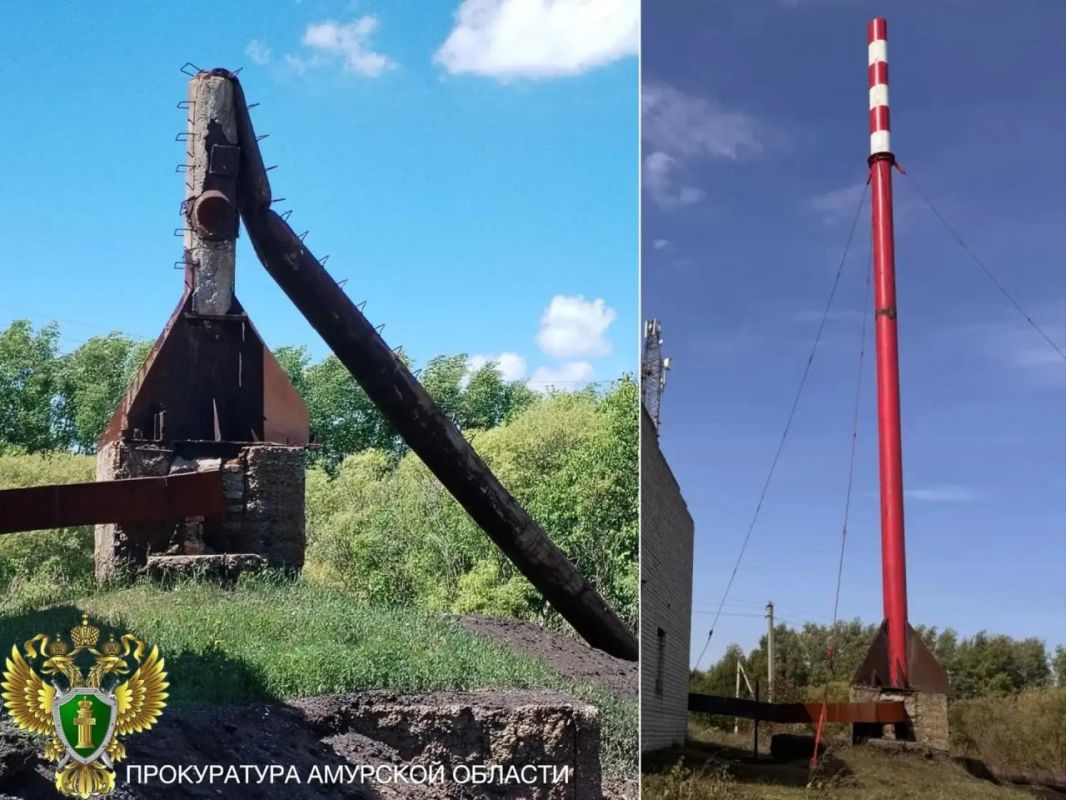 В Октябрьском муниципальном округе после вмешательства прокуратуры восстановлена труба на котельной