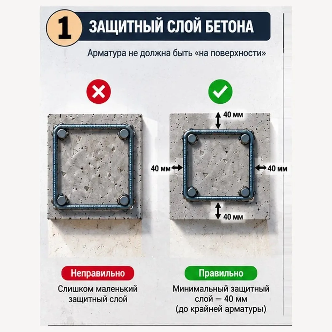 Почему в бетонной колонне столько арматуры?