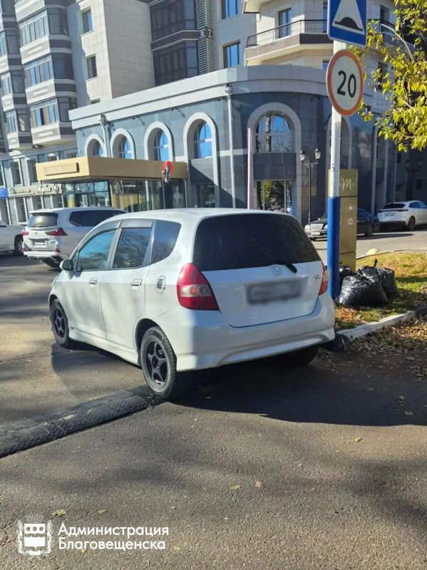 Парковка в неположенном месте обошлась водителям Благовещенска в 24 000 рублей Парковка в неположенном месте обошлась водителям Благовещенска в 24 000 рублей