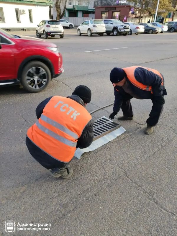 2200 дождеприёмных колодцев законсервировал ГСТК в Благовещенске 2200 дождеприёмных колодцев законсервировал ГСТК в Благовещенске