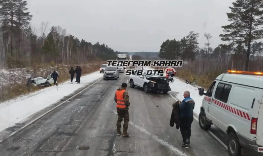 Два человека пострадали в жестком ДТП на федеральной трассе «Амур»