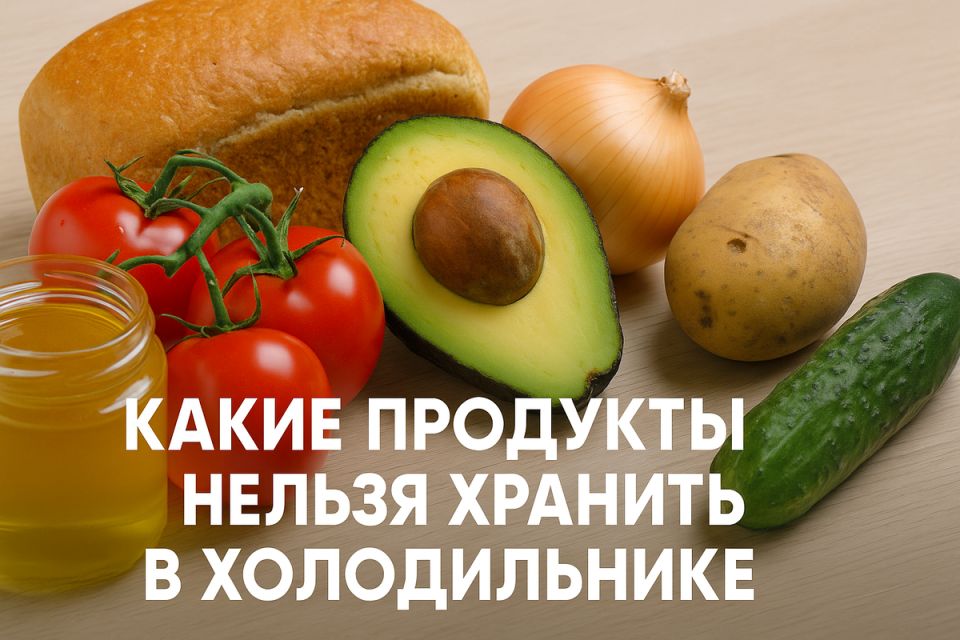 Продукты, которых не стоит хранить в холодильнике