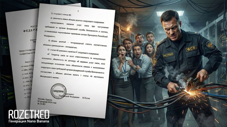 В России вступает в силу закон об отключении связи по запросу ФСБ